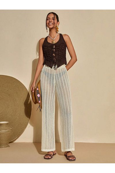 tofan Summer Knitted Beach Pants
