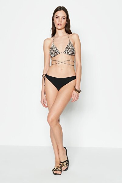 C&City Triangle Bikini Set 3218 Black/leopard