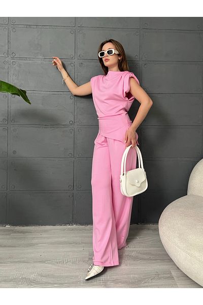 badibadii Modal Fabric Draped Double Set
