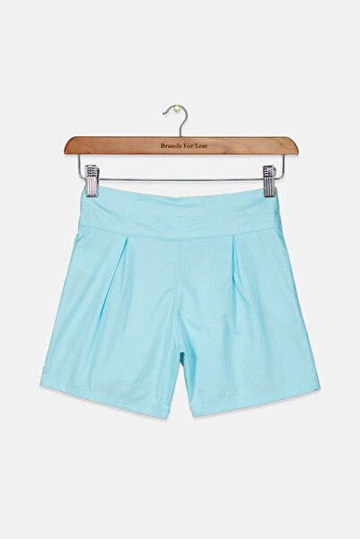 Fun & Fun Toddler Girls Plain Shorts, Turquoise