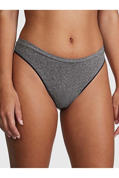 PINK Seamless Derin Bacak Kesim Tanga