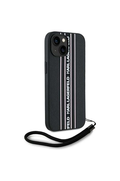 Karl Lagerfeld Case for IPhone 15, Karl Lagerfeld, Saffiano Athleisure, Green