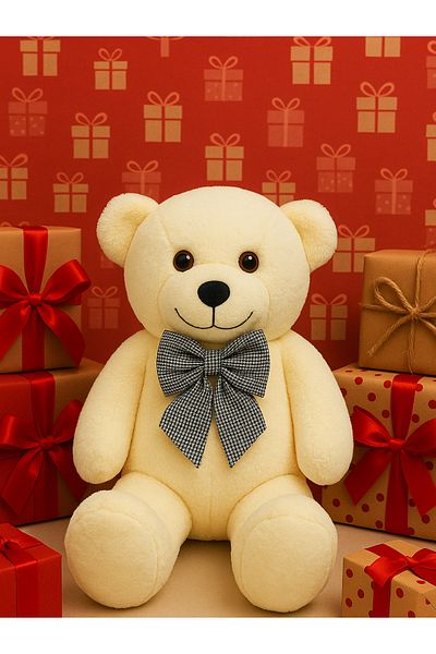 Princess Bear 80 cm Plush Bow Tie Domestic Production