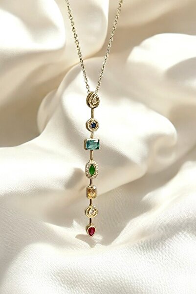 Elifsu Jewelry Renklerin Düşü Çelik Kolye