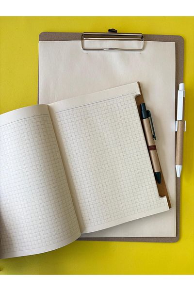 Adalinhome Atakids Lizy Kraft Secret Keeper File, Kraft Notebook and Pen Set