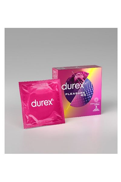 Durex Pachet Prezervative Pleasure Me, 6 X 3 Buc (18 BUCATI)