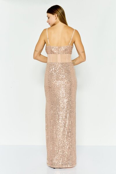 Bcbgeneration Women Embellished Maxi Dress, Pink