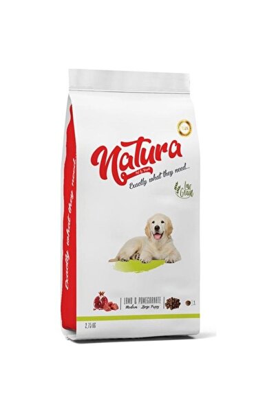 natura Düşük Tahıllı Kuzulu Ve Narlı Yavru Köpek Kuru Maması 2.75 Kg