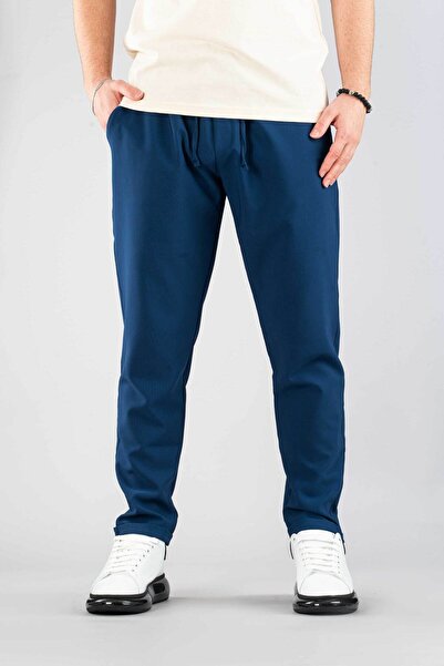 bombe Ανδρικό παντελόνι Jogger με ελαστική μέση με κορδόνι βαμβακερό άνετο Boyfriend Parliament