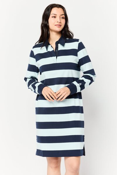 Esprit Women Stripped Shirt Dress, Multicolor