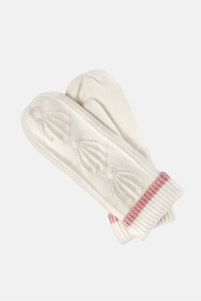 Tchibo Women Knitted Gloves, White