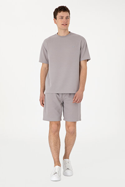 U.S. Polo Assn. Erkek Koyu Gri Örme Şort 50308794-VR080