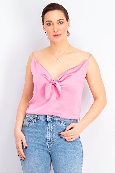 Guess by Marciano Women Sleeveless Regular Fit Bodysuit, Pink