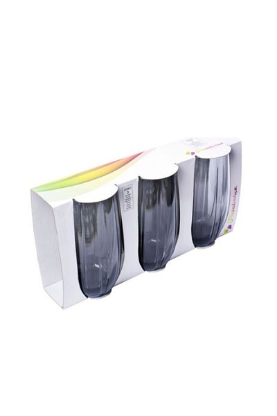 Paşabahçe 420415 Gray Linka Soft Drink Cup 245cc 3 Pieces