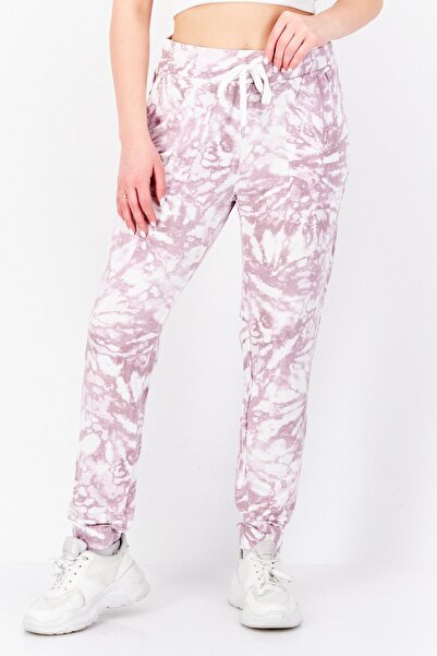 Andrew Marc Women Sportswear Fit Outdoor Jogger Pants, White Combo