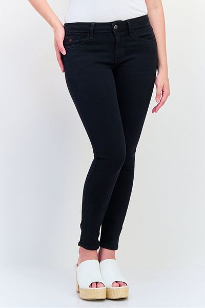 Esprit Women Skinny Fit Solid Stretchable Jeans, Black