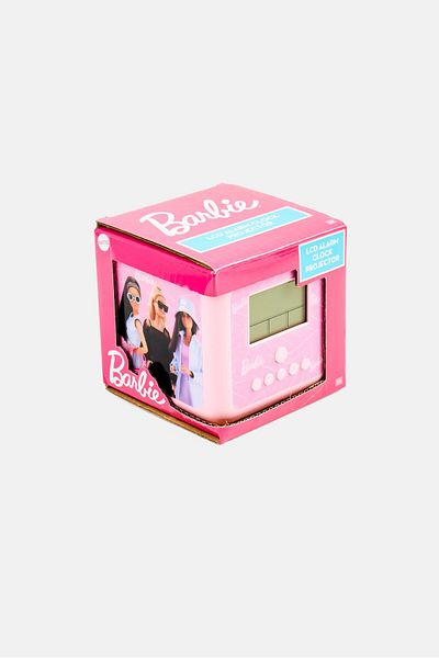Barbie جهاز عرض ساعة منبه LCD