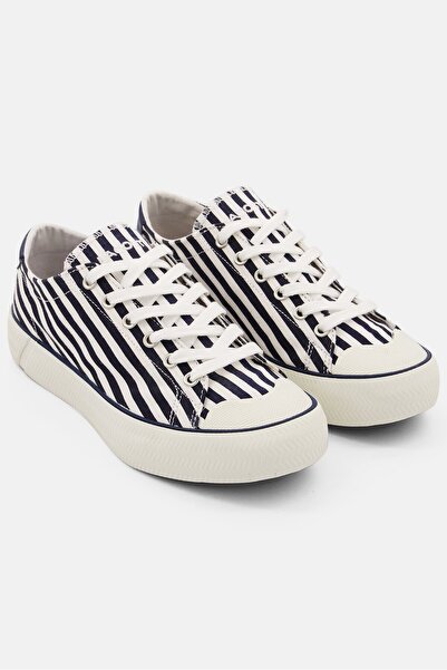 Lacoste Women Gripshort 120 Lace up Closure Sneaker Shoes, Navy