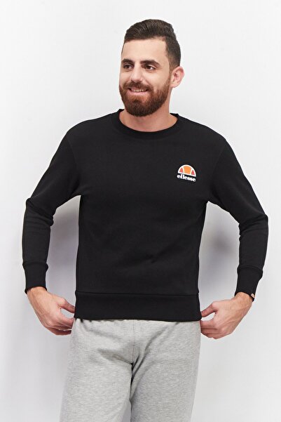 Ellesse Men Sportswear Fit Long Sleeve Training Sweatshirt, Black