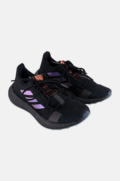 adidas Men Senseboost Go Lace Up Running Shoes, Black