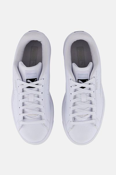 Puma Women Lajla Clean Bianco Lace Up Outdoor Shoes, White