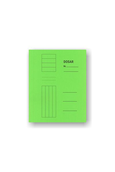 Arhi Design Color envelope folder, cardboard 230 g/sqm, 2 sets, 5 pcs/set, Green
