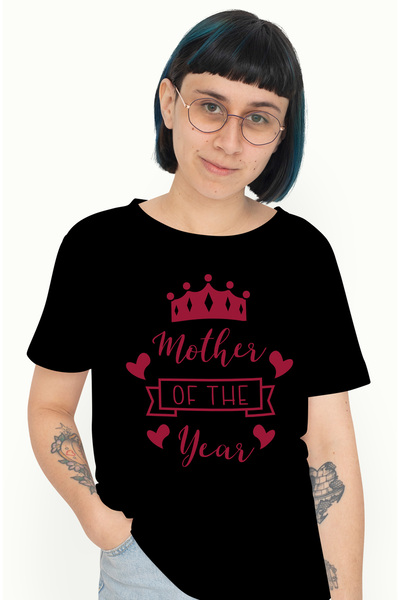 StoryGift Romania Tricou Femei Cu Text In Engleza Mother Of The Year, Cea Mai...