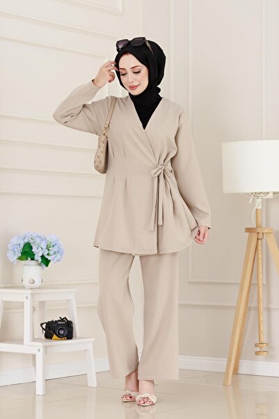 Sevitli Πλαϊνή δέσιμο HürremTakım-Μπεζ