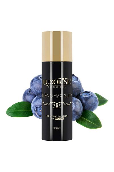 LUXORISE Soluție de modelare Polygel RevomaxSlip, Afine 120ml
