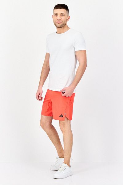 adidas Men Sportswear Fit Workout Knurling Training Shorts, Red