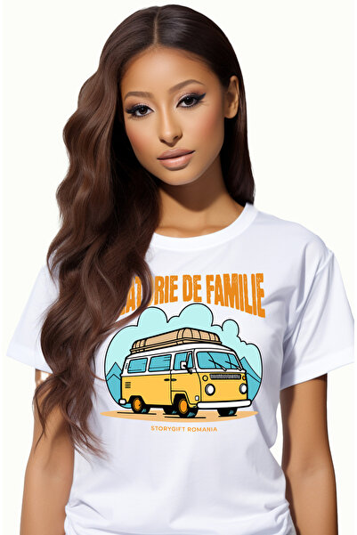 StoryGift Romania Tricou Femei calatorie de familie caravana aventura iubire ...
