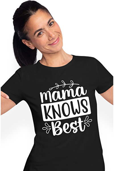 StoryGift Romania Tricou Femei cu textul in engleza "Mama knows best" - mama ...