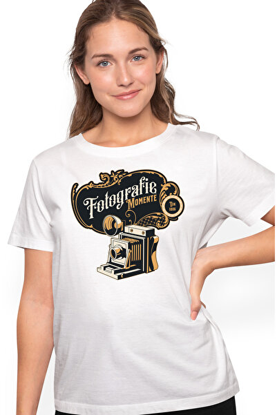StoryGift Romania Tricou Femei Fotografie Momente, aparat foto vintige din 18...