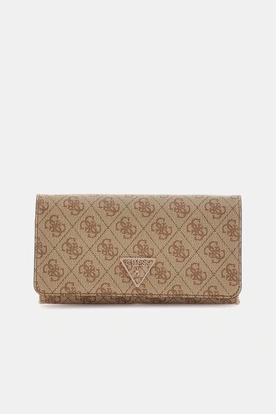 Guess Noelle Xbody Flap Organiser Dámská hnědá mini taška Hwbg7879750-lgw