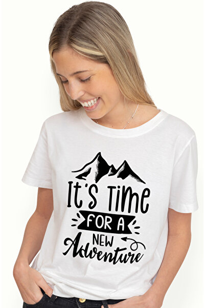 StoryGift Romania Tricou Femei cu munti si textul "It's time for a new advent...