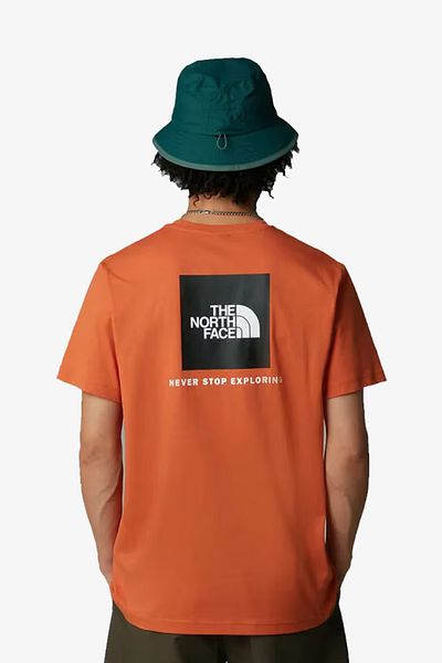 THE NORTH FACE Ανδρικό πορτοκαλί μπλουζάκι The North Face M Ss Box Nse NF0A87NP6D21