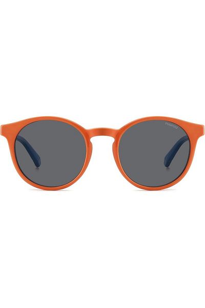 Polaroid Polarized Sunglasses Boys Polaroid PLD 8061/S L7Q/M9, Plastic, Orange, 46 mm