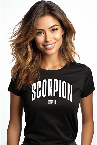 StoryGift Romania Tricou Femei Cuvantul Scorpion, Motivational, Self Help, Intelegere de Sine, Apr BLK_XL