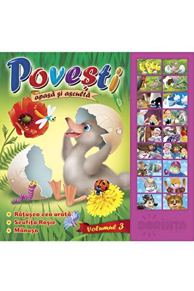 Editura Dorinta Carte cu sunete. Povesti, volumul 3