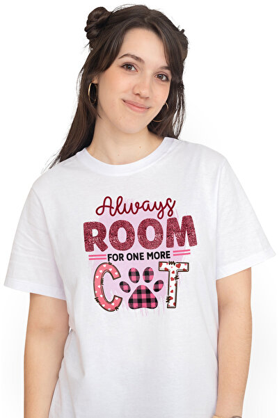 StoryGift Romania Tricou Femei cu mesajul "Always room for one more cat", mer...