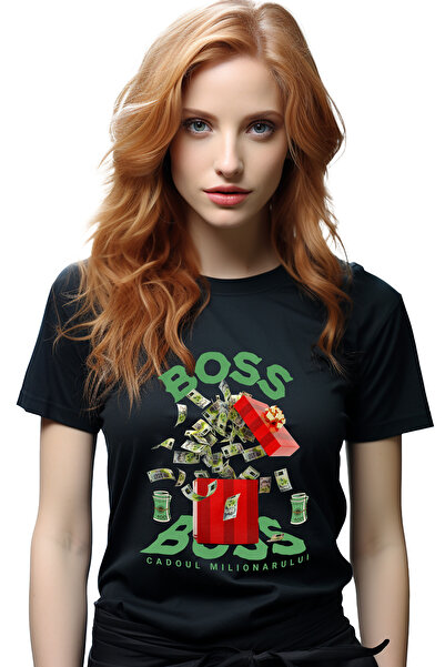 StoryGift Romania Boss Women's T-Shirt - Millionaire's Gift, with print on th...