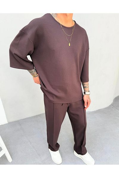 Shine Stone Yetim Kol Tam Oversize тениска