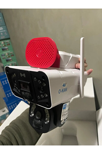 O-KAM Güneş Enerjili O Kam 3915-s 4g 6mp Çift Lens Sim Kartlı Güneş Enerjili ...