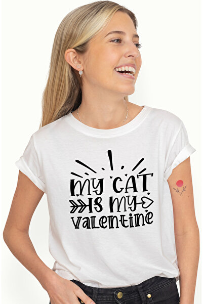 StoryGift Romania Tricou Femei pentru cei care isi aleg pisicile de Valentine...