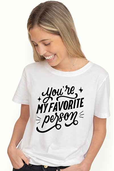 StoryGift Romania Tricou Femei pentru persoana favorita cu mesaj in engleza c...