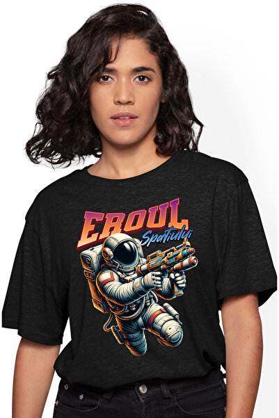 StoryGift Romania Tricou Femei Eroul Spatiului - Astronat cu Arme, cu imprime...