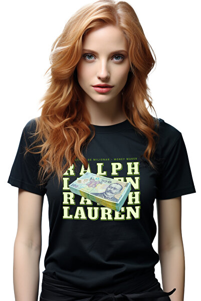 StoryGift Romania Tricou Femei - 100 Lei Romanesti, Cu Imprimeu Pe Fata, 100%...