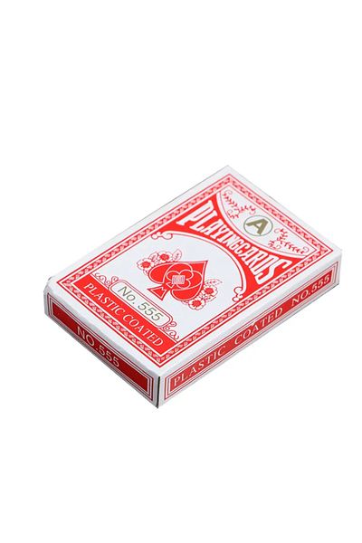 zola Carti de joc, 54 bucati, 8.5x5.4 cm, plastic, pachet rosu
