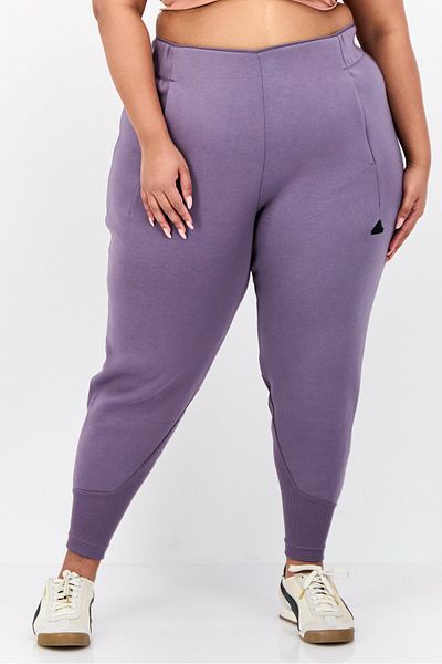 adidas Women Regular Fit Outdoor Jogger Pants, Dark Mauve