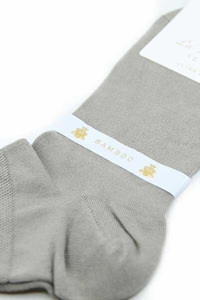 La Pescara Μπεζ απλές, εξαιρετικά πολυτελείς ανδρικές κάλτσες από μπαμπού, 6 τεμαχίων, CRP361